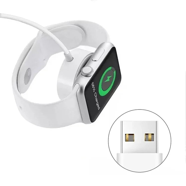 1米 USB 磁吸快速充電線，適用於 Apple Watch Ultra/8/7/6/SE/SE2/5/4/3/2/1，DS-XB011