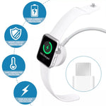 1米 USB-C / Type-C 磁吸快速充電線，適用於 Apple Watch Ultra/8/7/6/SE/SE2/5/4/3/2，DS-XB012