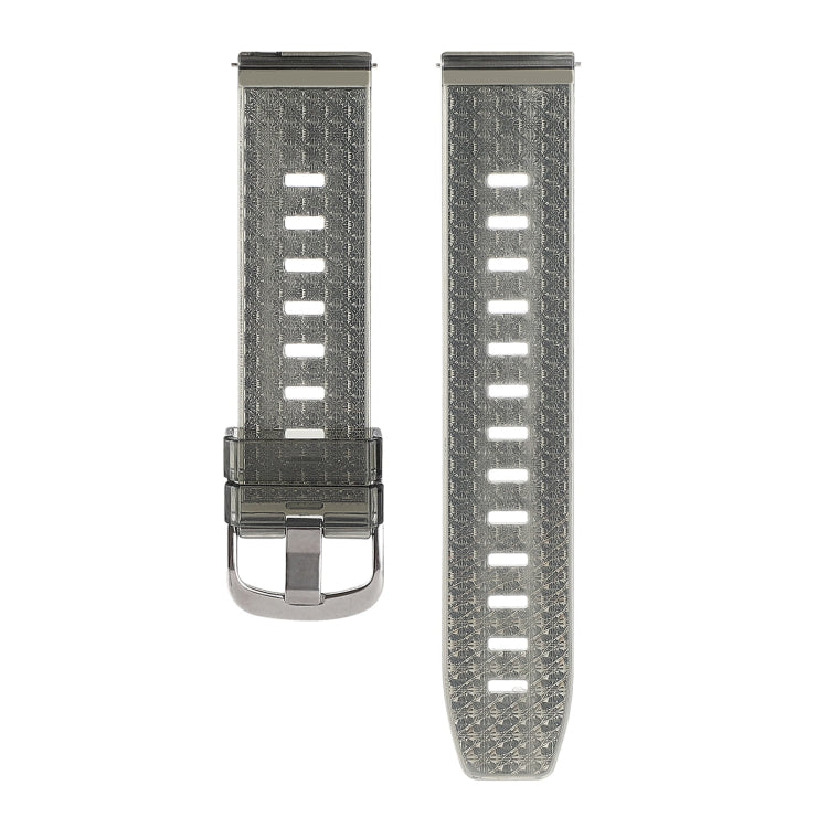 22mm Transparent Shiny Diamond TPU Watch Band, For Huawei Watch Buds, For Huawei Watch3 Pro New, For Huawei Watch GT3 Pro 46mm, For Huawei Watch GT Runne, For Huawei Watch GT3 46mm, For Huawei Watch GT2 Pro, For Honor Watch GS Pro                      ...