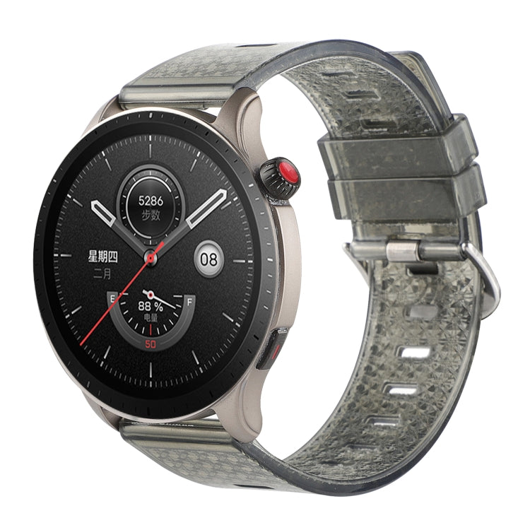 22mm Transparent Shiny Diamond TPU Watch Band, For Huawei Watch3, For Huawei Watch3 Pro, For Huawei Watch GT 2e, For Huawei Watch GT 42mm / 46mm