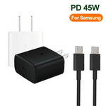 M135 45W USB-C / Type-C 埠快速充電器，附 5A Type-C 對 Type-C 數據線，美規插頭，美規插頭 + Type-C 數據線
