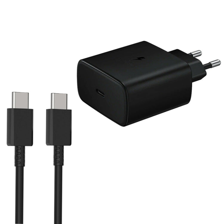 M135 45W USB-C / Type-C 埠快速充電器，附 5A Type-C 對 Type-C 充電線，歐規插頭，歐規插頭 + Type-C 充電線