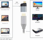 4K USB Type-C 轉 HDMI 轉接器，適用於平板、手機、筆電，60HZ 1080P