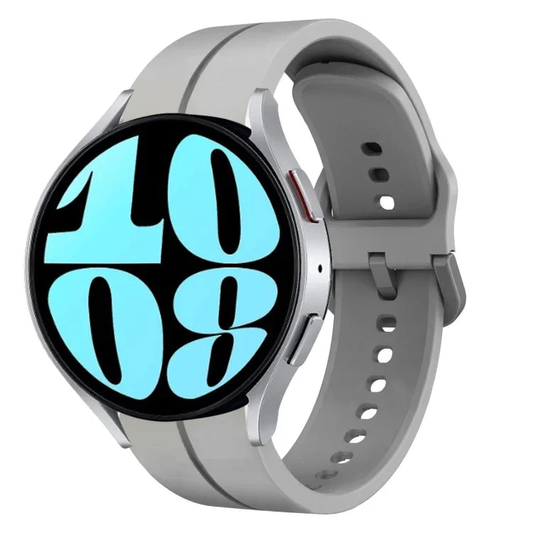 20mm 矽膠環形錶帶，適用於 Samsung Galaxy Watch 6 40mm，適用於 Samsung Galaxy Watch 6 Classic 43mm