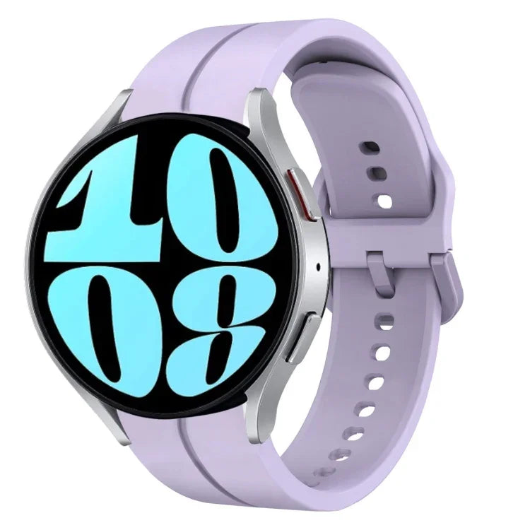 20mm 矽膠環形錶帶，適用於 Samsung Galaxy Watch 6 40mm，適用於 Samsung Galaxy Watch 6 Classic 43mm