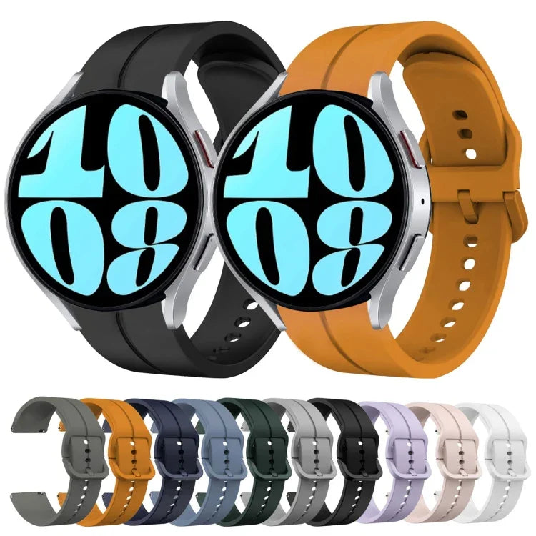 20mm 矽膠環形錶帶，適用於 Samsung Galaxy Watch 6 40mm，適用於 Samsung Galaxy Watch 6 Classic 43mm