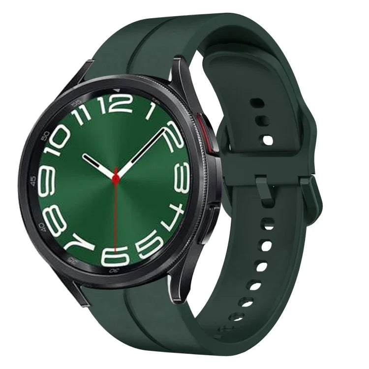 20mm 矽膠環形錶帶，適用於 Samsung Galaxy Watch 6 40mm，適用於 Samsung Galaxy Watch 6 Classic 43mm