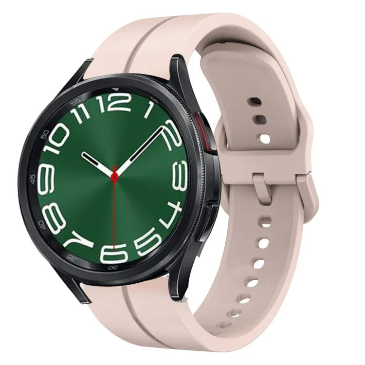 20mm 矽膠環形錶帶，適用於 Samsung Galaxy Watch 6 40mm，適用於 Samsung Galaxy Watch 6 Classic 43mm