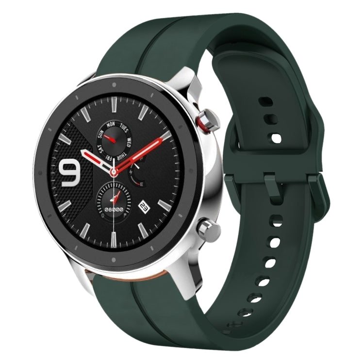 22mm  Loop Silicone Watch Band, For Amazfit GTR 4, For Amazfit GTR 4 Pro, For Amazfit GTR 3, For Amazfit GTR 3 Pro