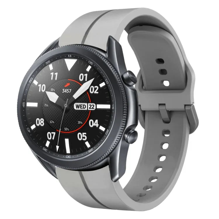 22mm Loop Silicone Watch Band, For Samsung Galaxy Watch3 45mm, For Samsung Galaxy Watch 46mm, For Samsung Gear S3 Classic, For Samsung Gear S3 Frontier