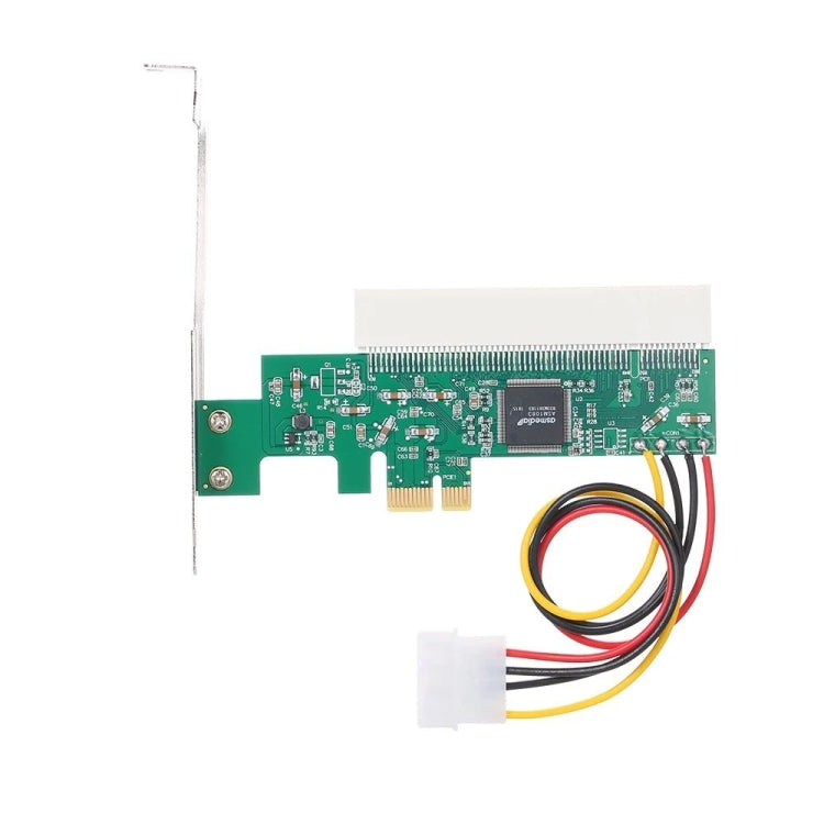 PCI-E 轉 PCI 轉接卡，含4針電源供應，PCI-E 轉 PCI