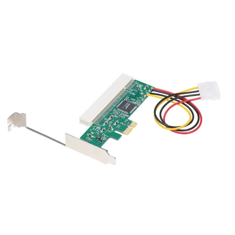 PCI-E 轉 PCI 轉接卡，含4針電源供應，PCI-E 轉 PCI