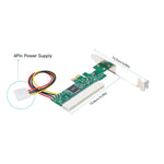 PCI-E 轉 PCI 轉接卡，含4針電源供應，PCI-E 轉 PCI
