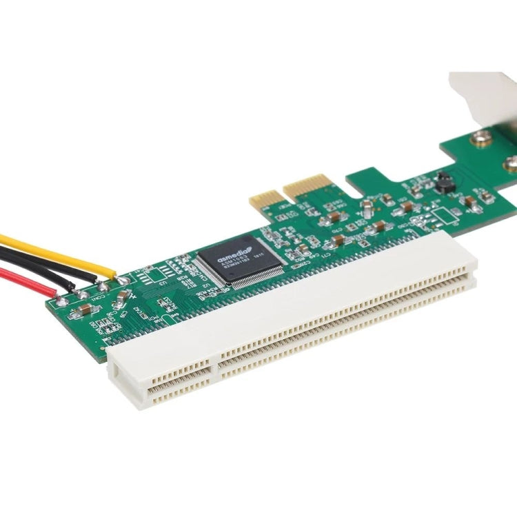 PCI-E 轉 PCI 轉接卡，含4針電源供應，PCI-E 轉 PCI
