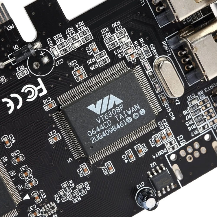 PCI-E 三埠 1394a 1394b Firewire 擴充卡，含2個6針與1個4針，適用桌上型電腦，1394a+1394b