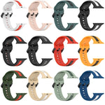 雙色環扣矽膠錶帶，適用於 Apple Watch Ultra 49mm，Apple Watch Series 8&7 45mm，Apple Watch Series 8&7 41mm