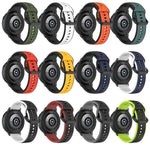 20mm 凸起環雙色矽膠錶帶，適用於 Samsung Galaxy Watch 6 40mm，適用於 Samsung Galaxy Watch 6 Classic 43mm