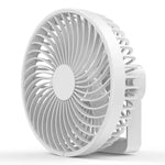 多功能 LED 可充電戶外便攜帳篷露營風扇，黑色，白色