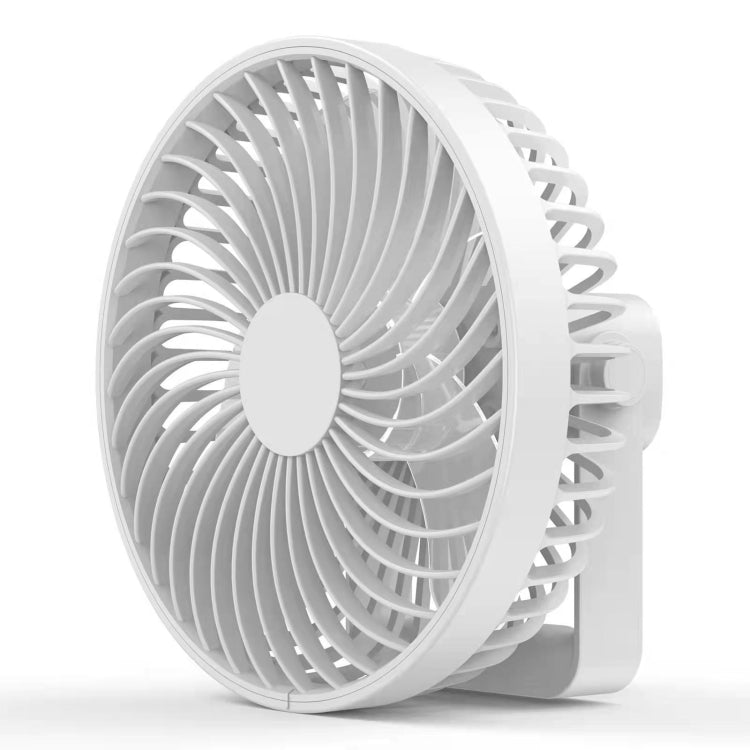 多功能 LED 可充電戶外便攜帳篷露營風扇，黑色，白色