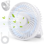 多功能 LED 可充電戶外便攜帳篷露營風扇，黑色，白色