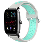 20mm Perforated Breathable Sports Silicone Watch Band, For Amazfit GTS 2 Mini, For Amazfit GTS 2, For Amazfit GTS