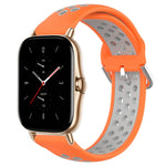 20mm Perforated Breathable Sports Silicone Watch Band, For Amazfit GTS 2 Mini, For Amazfit GTS 2, For Amazfit GTS