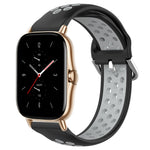20mm Perforated Breathable Sports Silicone Watch Band, For Amazfit GTS 2 Mini, For Amazfit GTS 2, For Amazfit GTS