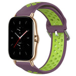 20mm Perforated Breathable Sports Silicone Watch Band, For Amazfit GTS 2 Mini, For Amazfit GTS 2, For Amazfit GTS