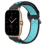 20mm Perforated Breathable Sports Silicone Watch Band, For Amazfit GTS 2 Mini, For Amazfit GTS 2, For Amazfit GTS