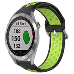 20mm Perforated Breathable Sports Silicone Watch Band, For Garmin Vivoactive3 Music, For Garmin Venu 2 Plus, For Garmin Approach S40