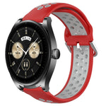 22mm Perforated Breathable Sports Silicone Watch Band, For Huawei Watch GT3 SE, For Huawei Watch GT3 Pro 46mm, For Huawei Watch Buds