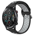 22mm Perforated Breathable Sports Silicone Watch Band, For Honor Watch GS Pro, For Honor Magic Watch 2 46mm, For Honor Watch Dream