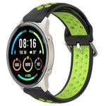 22mm Perforated Breathable Sports Silicone Watch Band, For Xiaomi MI Watch Sport, For Xiaomi Haylou RT2 LS10, For  Xiaomi Haylou RS4 LS12