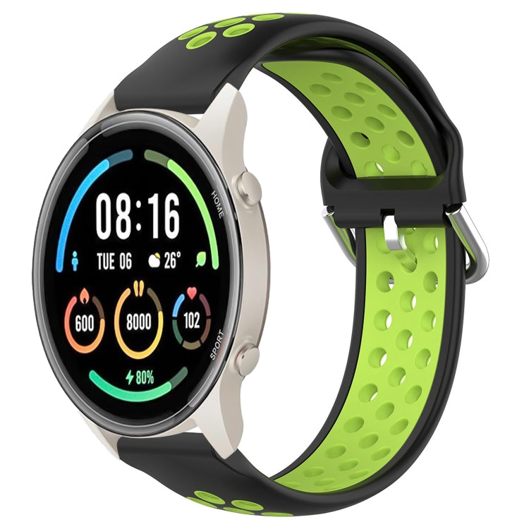 22mm Perforated Breathable Sports Silicone Watch Band, For Xiaomi MI Watch Sport, For Xiaomi Haylou RT2 LS10, For  Xiaomi Haylou RS4 LS12