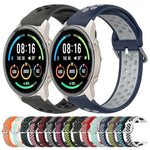 22mm Perforated Breathable Sports Silicone Watch Band, For Xiaomi MI Watch Sport, For Xiaomi Haylou RT2 LS10, For  Xiaomi Haylou RS4 LS12
