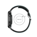 22mm Perforated Breathable Sports Silicone Watch Band, For Xiaomi MI Watch Sport, For Xiaomi Haylou RT2 LS10, For  Xiaomi Haylou RS4 LS12