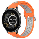 22mm Perforated Breathable Sports Silicone Watch Band, For Xiaomi MI Watch Sport, For Xiaomi Haylou RT2 LS10, For  Xiaomi Haylou RS4 LS12