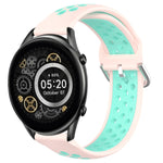 22mm Perforated Breathable Sports Silicone Watch Band, For Xiaomi MI Watch Sport, For Xiaomi Haylou RT2 LS10, For  Xiaomi Haylou RS4 LS12