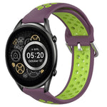 22mm Perforated Breathable Sports Silicone Watch Band, For Xiaomi MI Watch Sport, For Xiaomi Haylou RT2 LS10, For  Xiaomi Haylou RS4 LS12