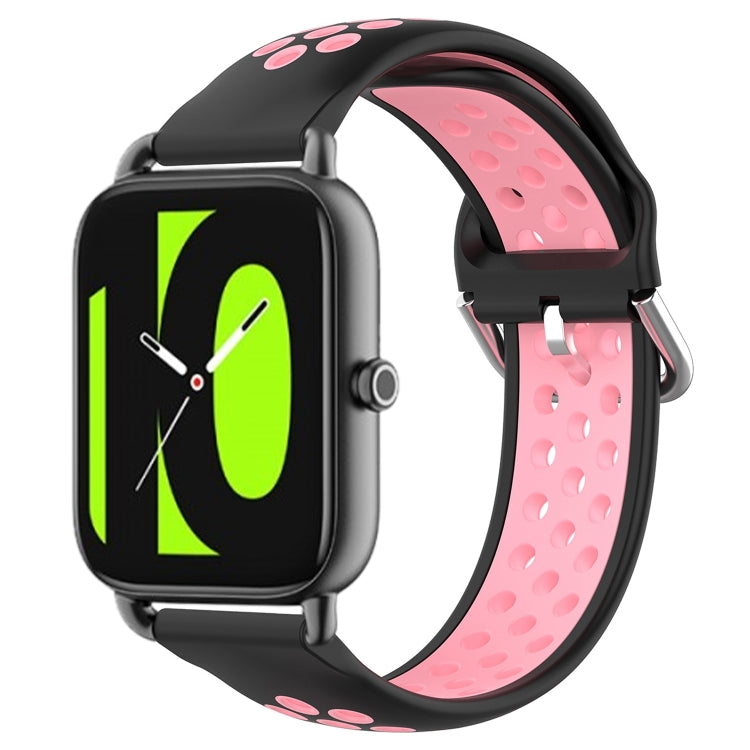 22mm Perforated Breathable Sports Silicone Watch Band, For Xiaomi MI Watch Sport, For Xiaomi Haylou RT2 LS10, For  Xiaomi Haylou RS4 LS12