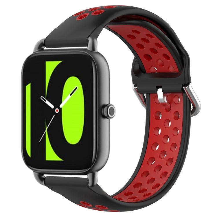 22mm Perforated Breathable Sports Silicone Watch Band, For Xiaomi MI Watch Sport, For Xiaomi Haylou RT2 LS10, For  Xiaomi Haylou RS4 LS12