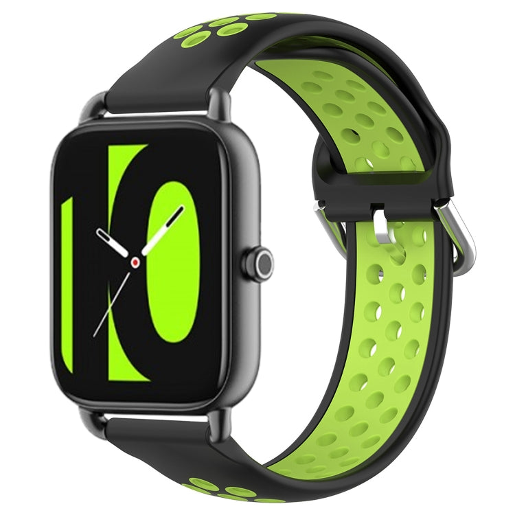 22mm Perforated Breathable Sports Silicone Watch Band, For Xiaomi MI Watch Sport, For Xiaomi Haylou RT2 LS10, For  Xiaomi Haylou RS4 LS12