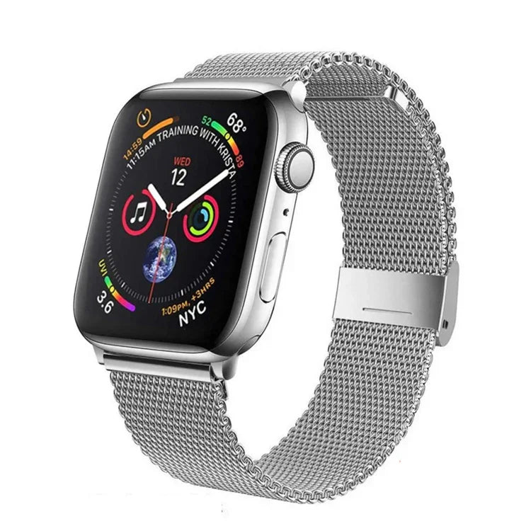 米蘭金屬鋼網一體扣錶帶，適用於 Apple Watch Series 8&7 41mm，適用於 Apple Watch Ultra 49mm / Series 8&7 45mm