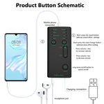 M1 便攜迷你變聲調製器，具可調聲音功能及電話電腦聲卡麥克風工具，M1