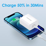 NORTHJO NOPD2000 PD 20W USB-C / Type-C 單埠快速壁充，美規插頭，歐規插頭