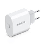 NORTHJO NOPD2000 PD 20W USB-C / Type-C 單埠快速壁充，美規插頭，歐規插頭