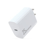 NORTHJO NOPD2501 PD 25W USB-C / Type-C 單埠快速充電器，美規插頭，歐規插頭，英規插頭，澳規插頭