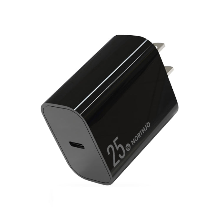 NORTHJO NOPD2501 PD 25W USB-C / Type-C 單埠快速充電器，美規插頭，歐規插頭，英規插頭，澳規插頭