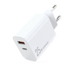NORTHJO NOPD2502 PD 25W USB-C/Type-C + QC 3.0 USB 雙埠快速充電器，美規插頭，歐規插頭，英規插頭，澳規插頭