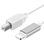 1米8針轉USB-B MIDI線，適用iPad / iPhone，8針
